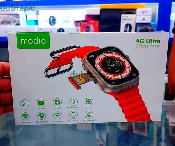 Modio 4G Ultra Watch with 3 Straps ST10 1
