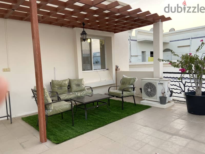 Fully furnished 2 bed apart penthouse, big terrace, FREE INTERNET 8