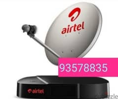 Full HDD Airtel set top box with 6months malyalam tamil telgu kannada