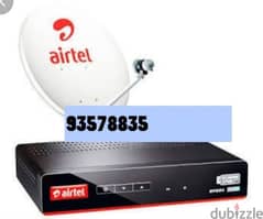 Full HDD Airtel set top box with 6months malyalam tamil telgu kannada