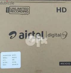 Full HDD Airtel set top box with 6months malyalam tamil telgu kannada 0