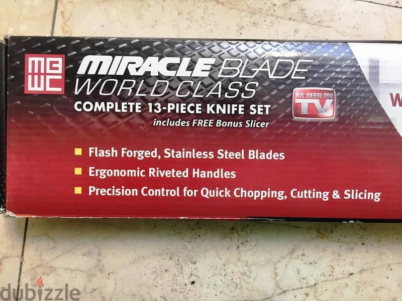 Miracle Blade World Class - 18 Piece Set Including Knife Block