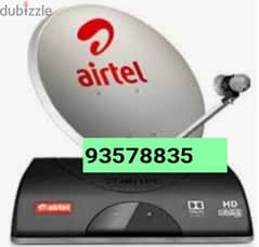 Air tel new Hd receiver sale and Fixing