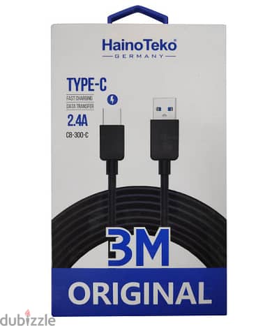 Haino Taiko Mobile Cable 3meter Type-c CB-300-C (Box-Pack)