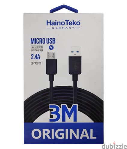 Haino Teko Mobile Cable 3 meter Micro CB-300-M (BoxPack) 0