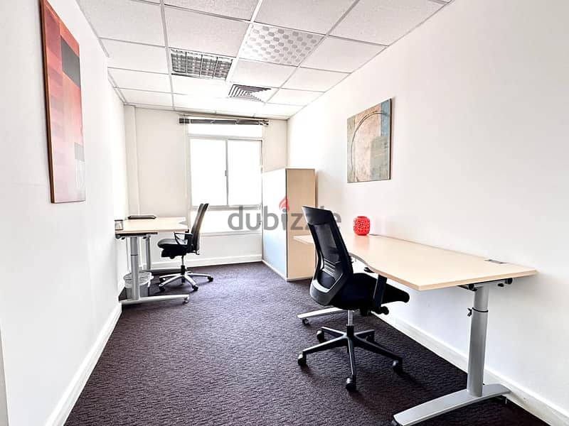 Fully Serviced Spacious Private Office in Al Wattayah 6