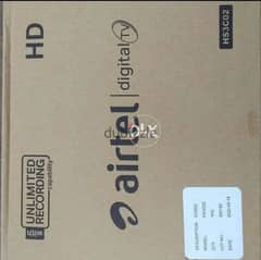 Airtel new Digital HD Receiver with 1months malyalam tamil 0