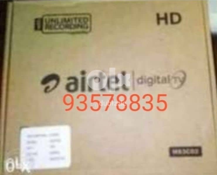 Airtel New Full HDD Receiver with  malyalam tamil telgu 0