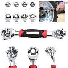 48-In-1 Universal Multi-Function Wrench 360 Degree Rotary Adj Spanner