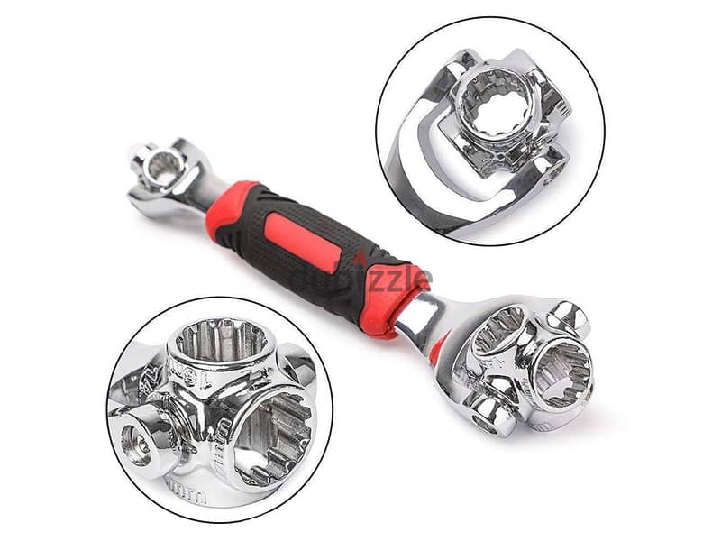 48-In-1 Universal Multi-Function Wrench 360 Degree Rotary Adj Spanner 1