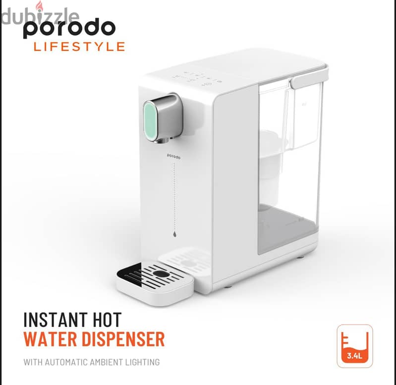 PD-LSWDH-WH Porodo Lifestyle Instant Hot Water Dispenser (New Stock!) 0