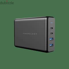 Powerology 4 port quick charge power terminal pd 156w- black (New Stoc