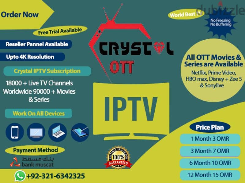 IP-TV HD & 4k Tv Channels Movies Series 1