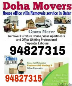 Movers and packing House office villa stor furniture fixing transport