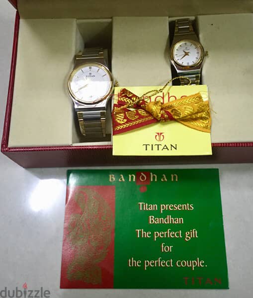 Titan Couple Watch Original Brand New 3