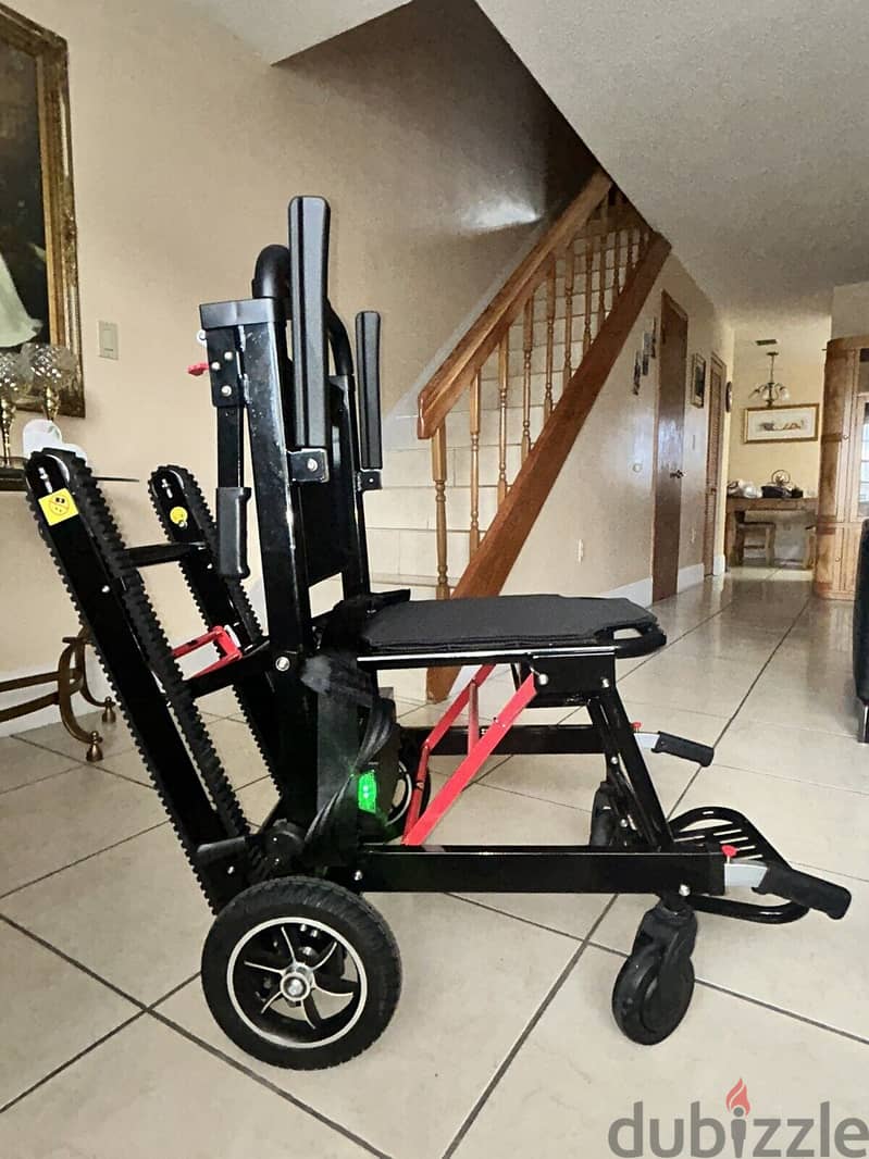 Motorized Stair Climbing WheelChair with Big Wheels 1