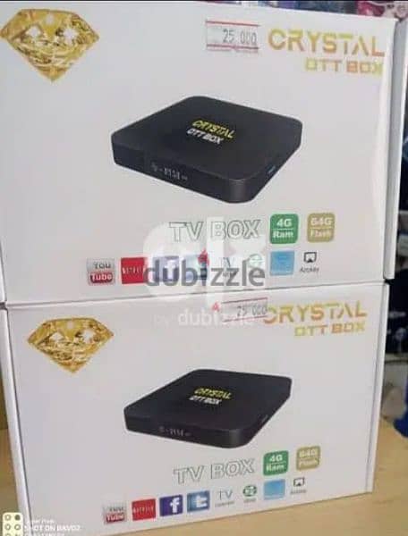 White Model android Box available all country is Channel work with 1YE 0