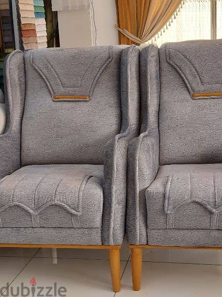 special offer new single sofa without delivery 2 piece 95 rial 3