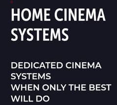 Home CINEMA Systems, Home theatre installation