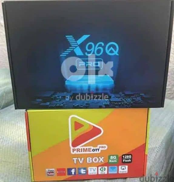 Yellow model android smart Box All country channels work 0