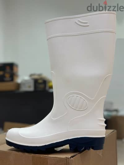 Gumboots - white/ black