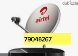latest model Air tel DTH receiver with 6months malyalam tamil 0