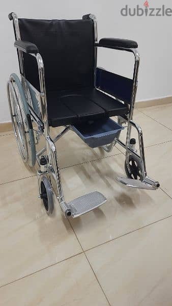 Wheelchair commode seat 1