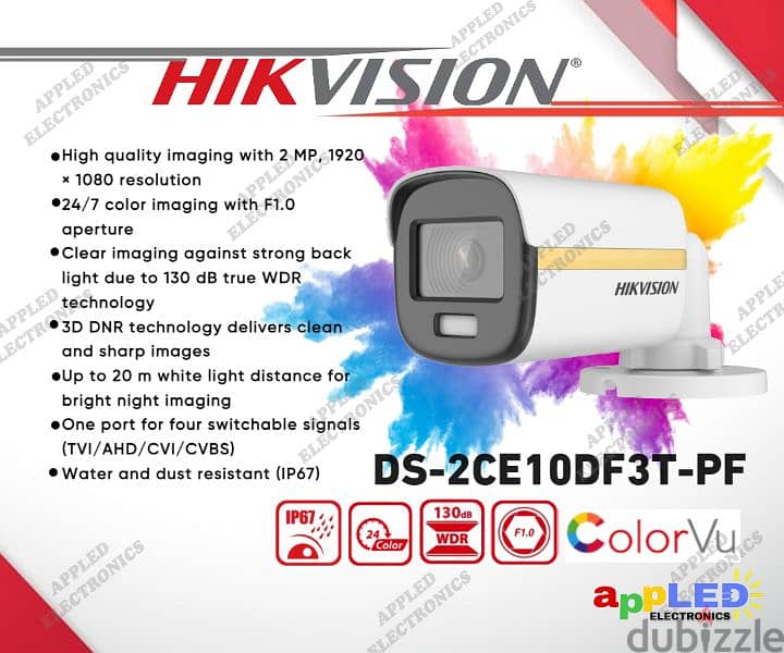 CCTV cameras Hikvision networking voice deta points door 0