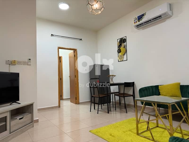 1bhk fully furnished in alkhuwir for rent  nearby ibis hotel 2