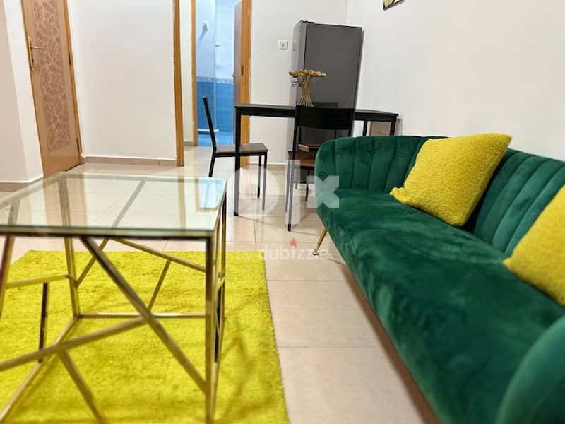 1bhk fully furnished in alkhuwir for rent  nearby ibis hotel 3