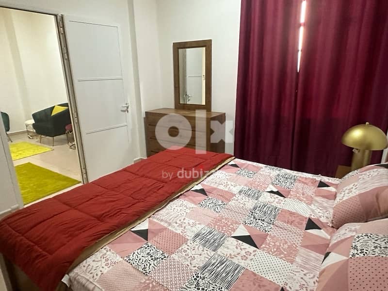 1bhk fully furnished in alkhuwir for rent  nearby ibis hotel 4