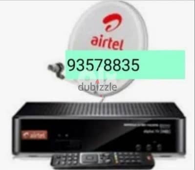 home service all satellites nileset Arabset dishtv Airtel fixing