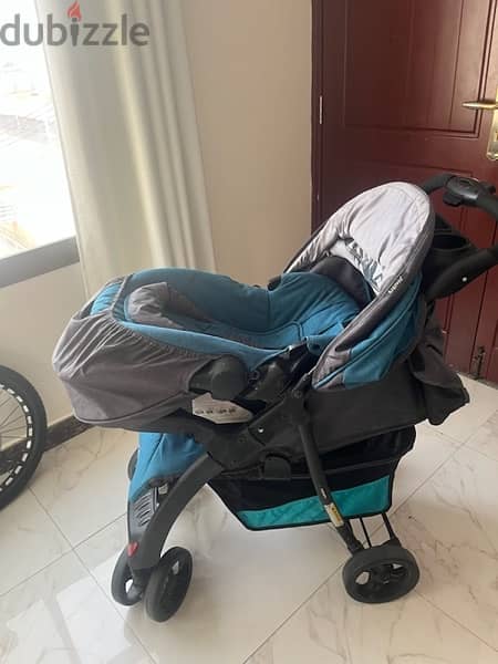 2 Piece Car Seat & Baby Stroller 1