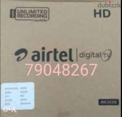 New Airtel hd receiver with 6months south malyalam tamil 0