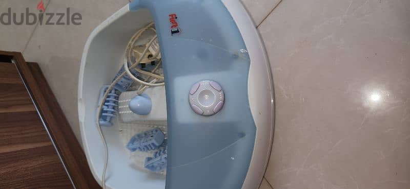 ionic facial steamer with foot soak and massager 3