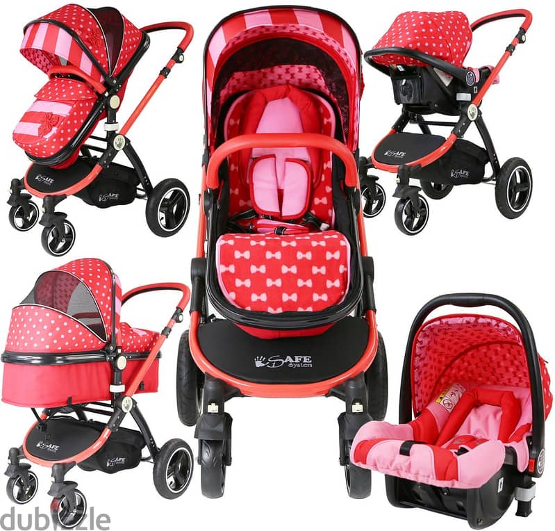 Romp & Roost - LUXE Flight Single or Double Stroller including the Hat 1