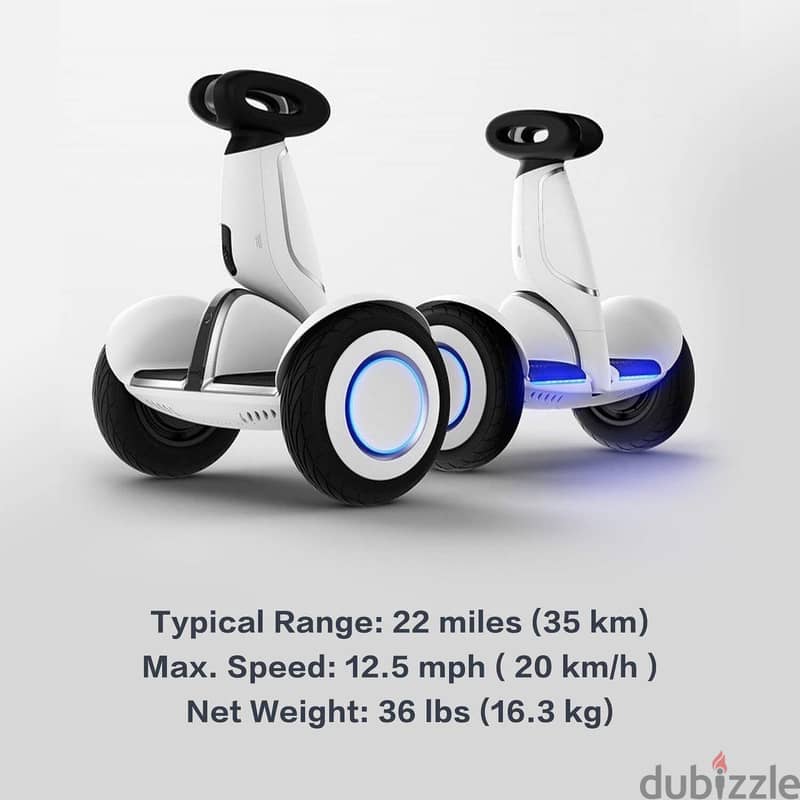 Segway - Ninebot S Kids Self-Balancing Scooter w/8 miles Max Range & 8 2