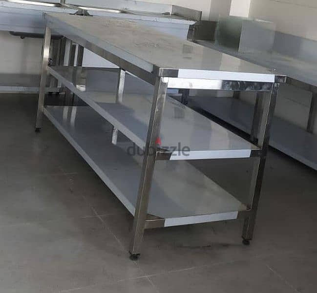 steel table sink shelf manufacuring 1