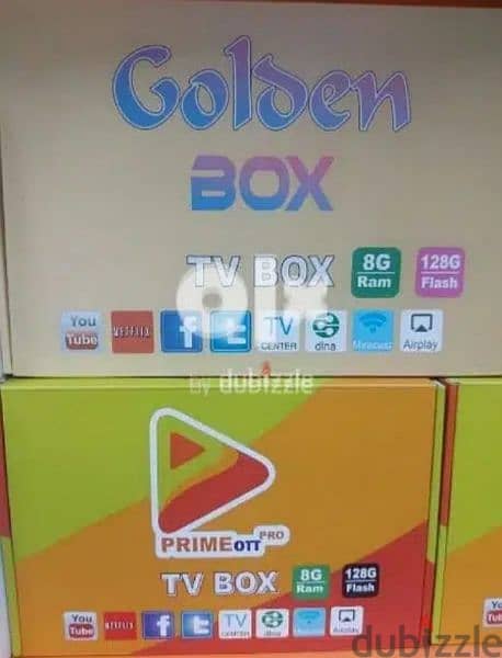 Yellow model android boxe all country channels work with 1YEAR 0