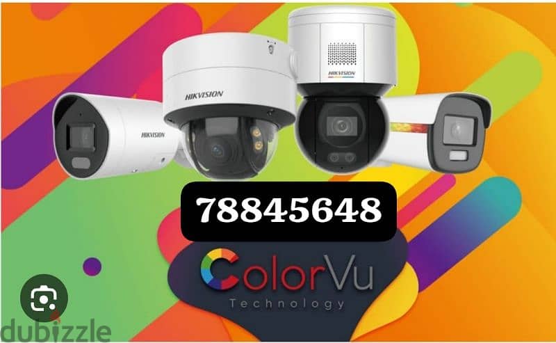 We do all type of CCTV Cameras 
HD Turbo Hikvision Cameras 
Bullet Cam 0