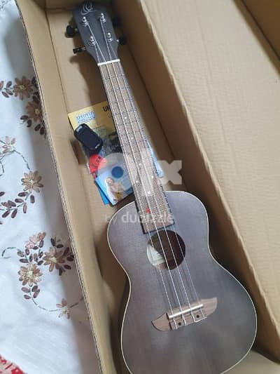 Brand New Concert Size Ukulele Okoume Coal Black