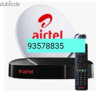 All dish antenna and Receiver Fixing AirTel DishTv