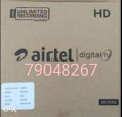 New Airtel Digital HD receiver With six 0