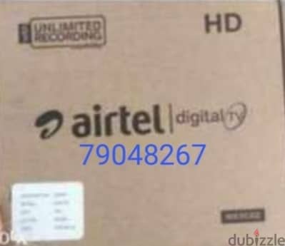 New Airtel Digital HD receiver With six months malayalam