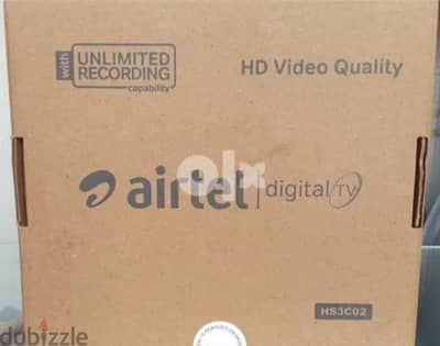 Airtel HD new Set top box with 6months south malyalam tamil