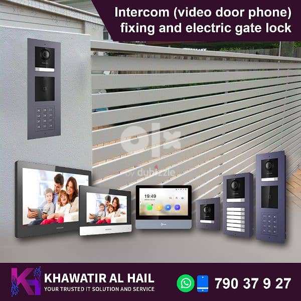 CCTV CAMERA , INTERCOM, NETWORKING, WI-FI 4