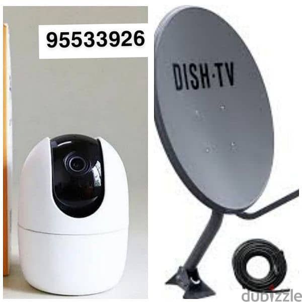 antenna satellite dish CCTV camera technician repring selling 0