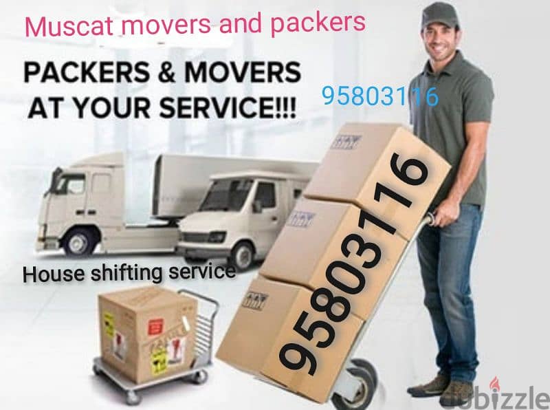 Muscat Movers and packers Transport service all over bsjshshe 0