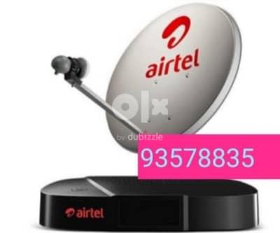 Airtel dish TV Nileset arabset dish sale and new fixing