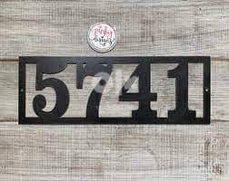 i will make house name or number plate 4